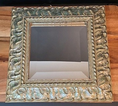 Stone Mirror By Dayton Hudson Corp Vtg 1999 12x12x1.5