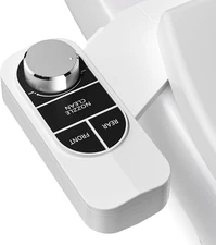 SAMODRA Non-Electric Bidet - Self Cleaning Dual Nozzle (Frontal and Rear Wash) 