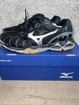 Mizuno Wave Tornado X Women s Size 7 Black/Silver