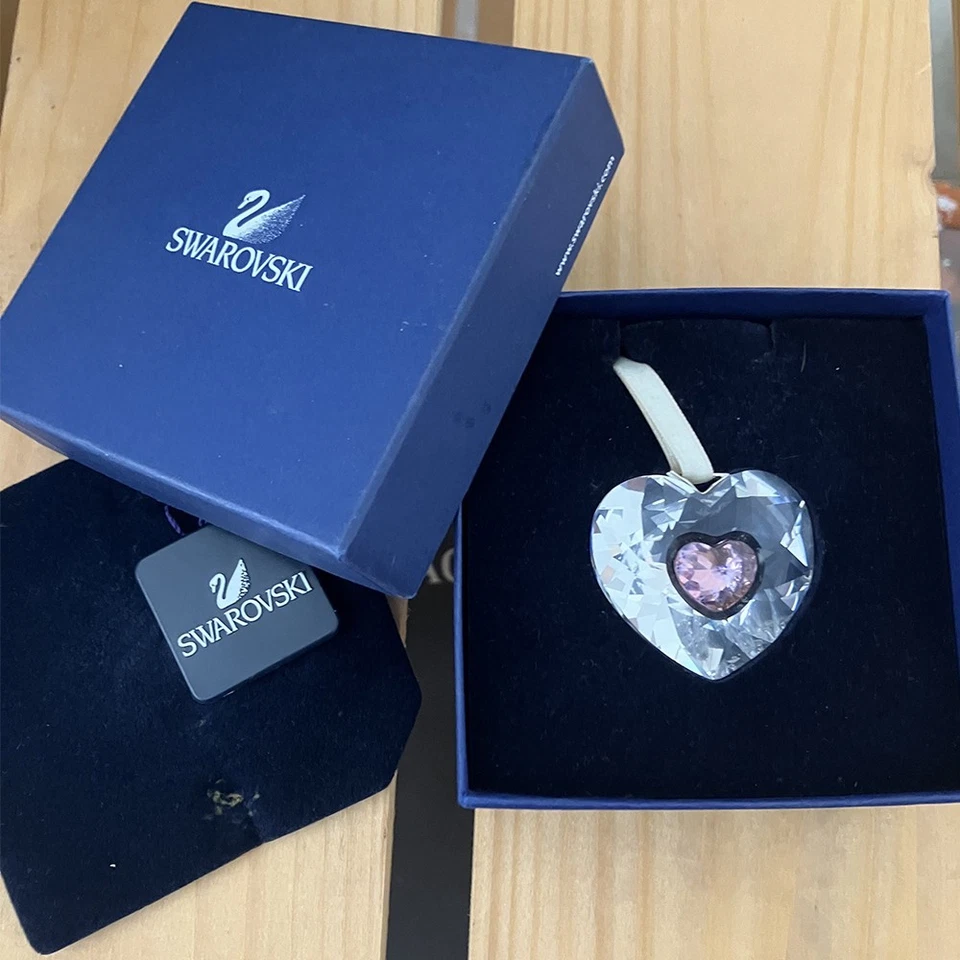 Swarovski - Ciondolo in cristallo rosa trasparente - Immagine 2 di 4