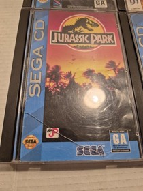 6 SEGA CD Video Games Star Wars Jurassic Park Solar Eclipse L@@K