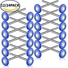 12/24 Quiet Garage Door Rollers Nylon Door Wheels Replacement W/ 6200ZZ Bearing