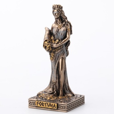 Veronese Design 3.5'' Fortuna Greek Goddess of Good Fortune Resin Figurine