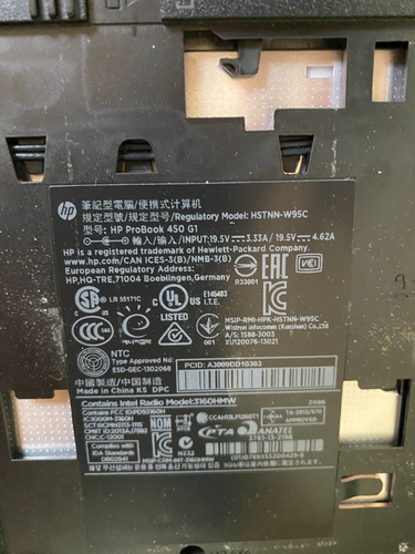 HP Probook 450 G1 i5-4200M@2,50GHz/750GB HDD/8GB RAM/WIN10PRO/Netzkabel - Bild 3 von 15