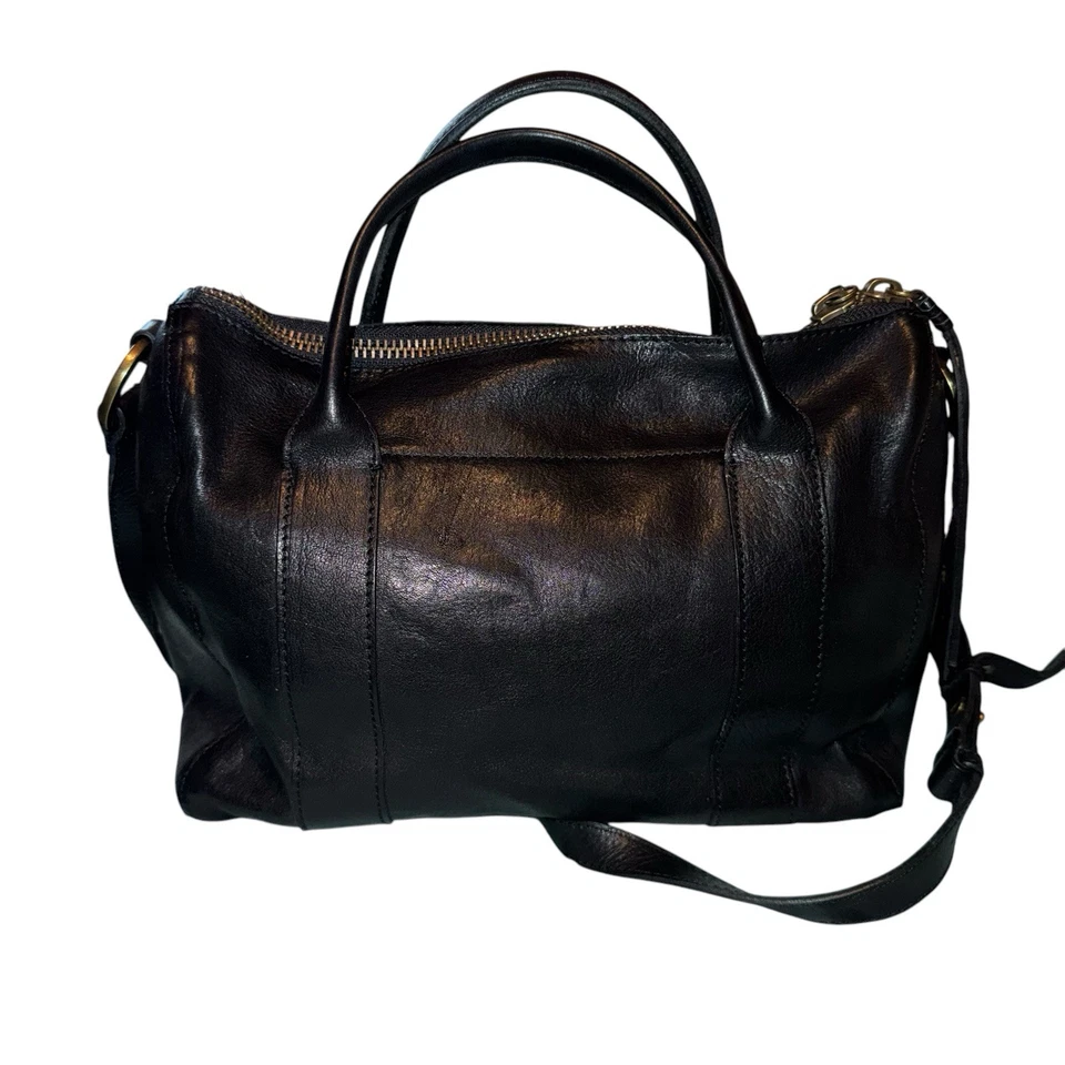 Bolso Bandolera Bolso Bandolera MADEWELL The Prague Cuero Negro AGOTADO Foto 3 de 4