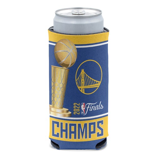 WinCraft Golden State Warriors 2022 NBA Finals Champions 12oz. Slim Can Cooler - 第 1/3 張圖片