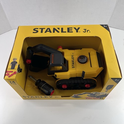 Stanley Jr Take Apart XL 24 pcs Excavator Kit - New Construction Toy Set - Picture 7 of 7