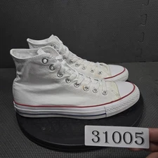 Converse Chuck Taylor All Star Shoes Womens Sz 8.5 White Canvas High Top M7650C