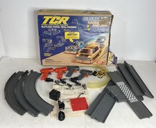 1977 Ideal Total Control Racing Vans  Jam Racing Set W/ Box 2 Cars Untested