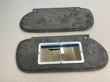 Chevy Camaro Pontiac Firebird Sun Visor Gray With Mirror Pair 1993-02