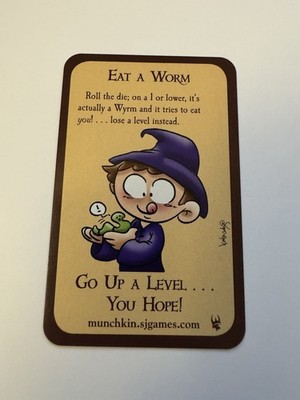 Eat A Worm Munchkin Promo Steve Jackson Games SJG Kovalic