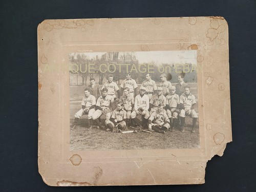 1910 antique ST PAULS SCHOOL BASEBALL concord nh TEAM PHOTO horace burton smith