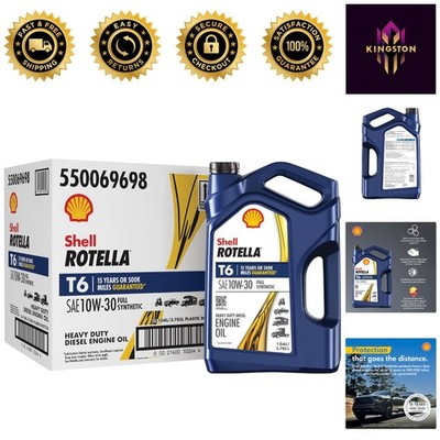 10W-30 Diesel Engine Oil - Full Synthetic, Triple Protection in 1 Gallon Bottles