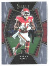 Derrick Gore RC 2021 Panini Select Premier Level Kansas City Chiefs #184