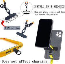 20 PCS Phone Tether Tab Universal Cell Safety Tether Connector Lanyard Replac...