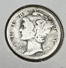 1926-S 10c Mercury Silver Dime VG Nice Original San Francisco Coin