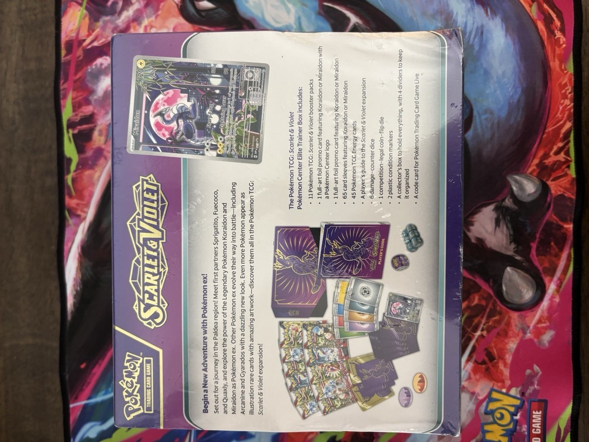 Pokemon Scarlet and Violet Pokemon Center Elite Trainer Box New Sealed | eBay Pokemon Scarlet and Violet Pokemon Center Elite Trainer Box New Sealed | eBay