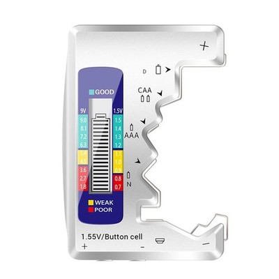 Compact LCD Display Battery Capacity Tester for AAAAA9V1 5V Button Cell