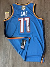 Isaiah Joe Oklahoma City Thunder Autograph Signed Finals Jersey! Psa Coa