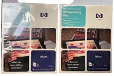 2 Packs of HP Premium Inkjet Transparency Film