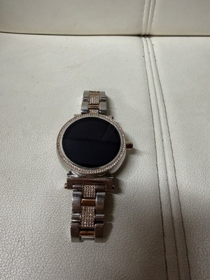 Michael Kors Access DW7E Smartwatch Silver Gold Two-Tone Women s   For Parts