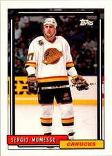 1992-93 Topps #214 Sergio Momesso Vancouver Canucks
