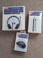Logik LUSBHS24 headset, Wireless mouse & 7 port usb hub
