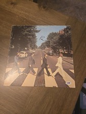 PSA authenticated Paul McCartney Abbey Road Autograph Vinyl Record- Rare Gem!