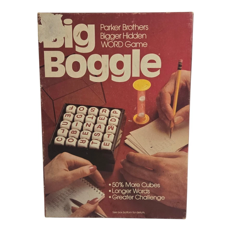Big Boggle Vintage 1979 Parker Brothers Hidden Word Game **COMPLETE** - Image 2 of 4