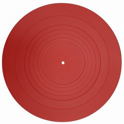 Pioneer Plattenspieler Einsatz, rot Gummi Vinyl Plattenspieler Turntable Slip Matte