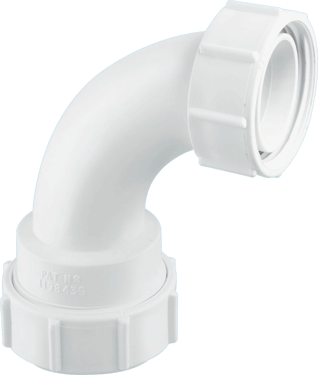 McAlpine Z5M 2"" 90° Multifit Bend x BSP coupling nut