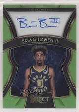 2019-20 Select Rookie Signatures Neon Green Prizm 52/99 Brian Bowen II Auto 00a6