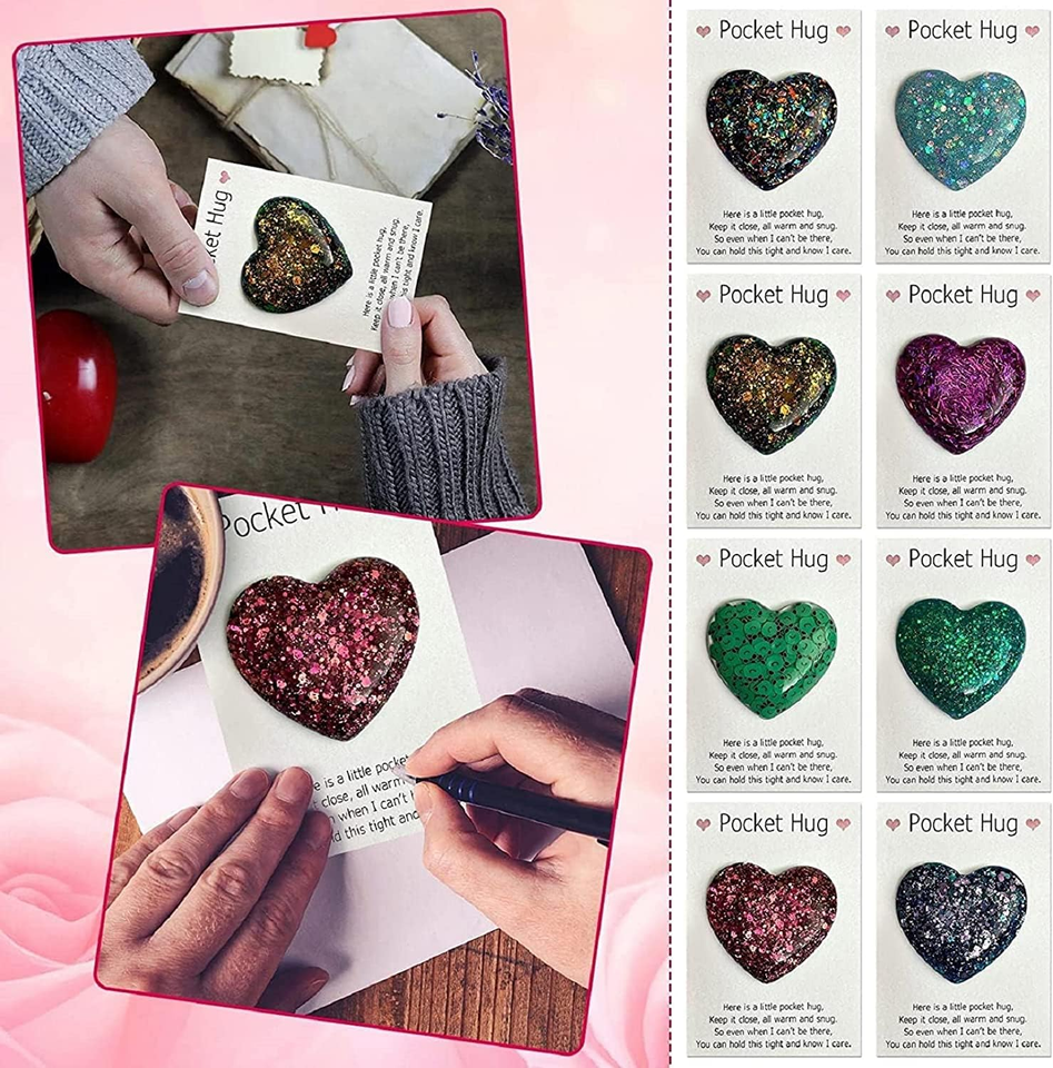 Pocket Hug Heart with Greeting Cards, Mini Cute Heart Pocket Hug ...