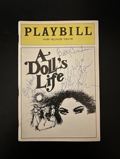 SIGNED Betty Comden Adolph Green A Doll&rsquo;s Life Playbill Broadway Musical