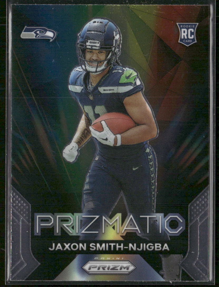 2023 Panini Prizm #1 Jaxon Smith-Njigba Prizmatic Prizms Silver