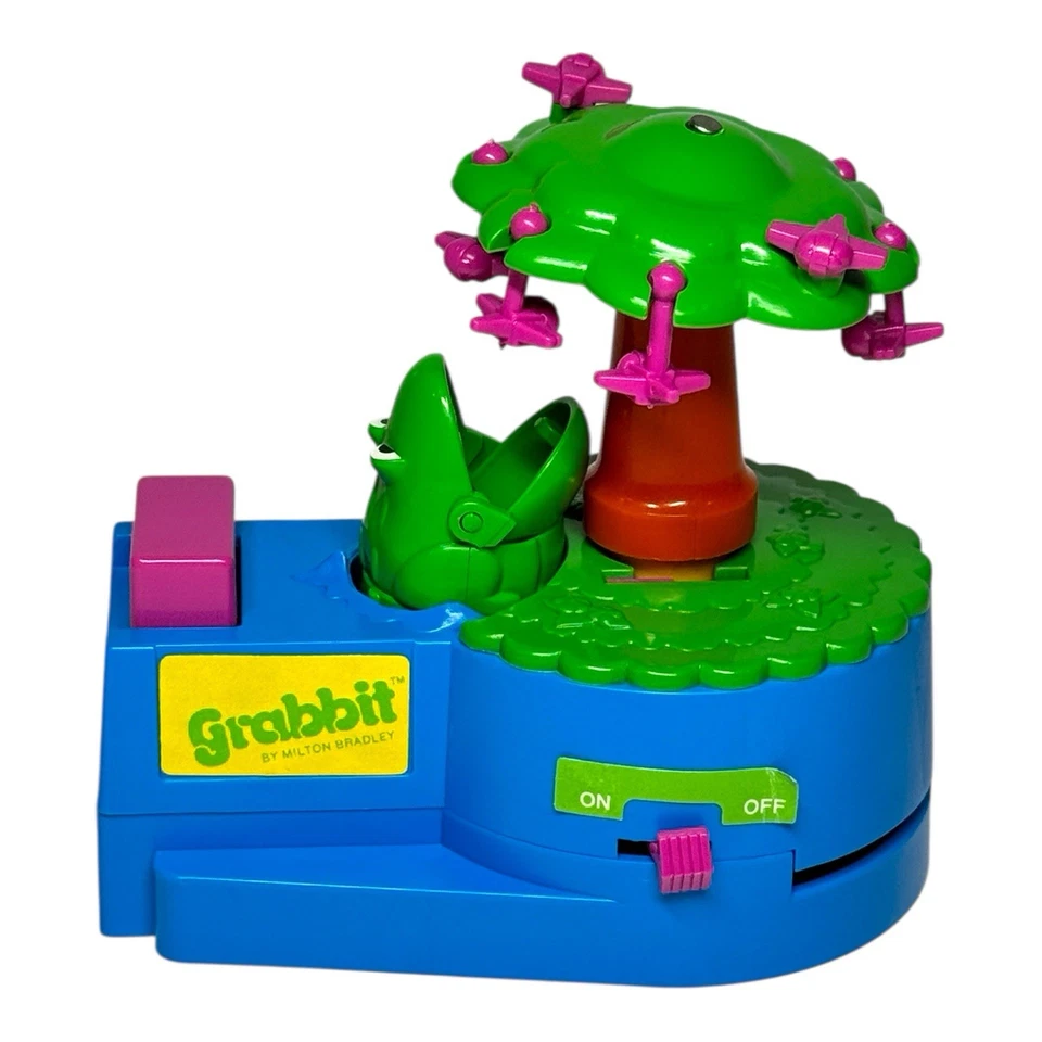 1986 Milton Bradley T.H.I.N.G.S. Grabbit Frog Bug Catching Game Complete w/ Box - Image 3 of 4