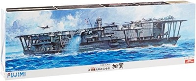 Fujimi model 1/350 Japanese Navy aircraft carrier Kaga wood deck seal with a pl