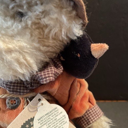 Boyds Bears Einstein Q. Scaredybear (with Name Tag) Scarecrow - Picture 4 of 5