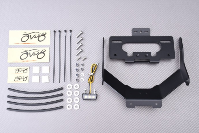 Support de plaque inclinable Honda Rebel CMX1100 2025 avec fixation clignotants réglables