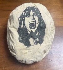 OZZY OSBOURNE Diary Of A Madman Tour Canvas Skull Cap Hat Concert 1980s Vintage