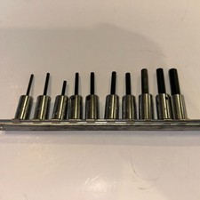 Snap-On 10pc. 1/4" Drive SAE Hex Driver Bit Socket Set 1/16 to 1/4inch - Canada