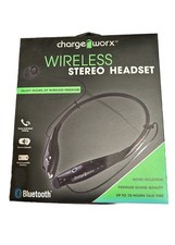 CHARGE WORX WIRELESS STEREO HEADSET WITH BLUETOOTH VOICE DIALING