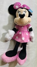 Disney Minnie Mouse Plush Toy 20  Pink Polka Dot Dress Stuffed Animal Toy