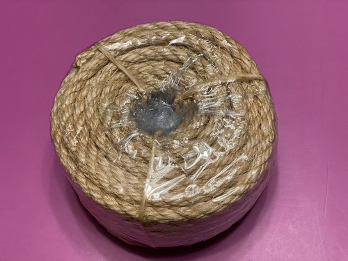 Everbilt Corda di Sisal 3/8" x 50' Fibra Naturale - Durevole, Resistente alla Luce Solare - Foto 4 di 5