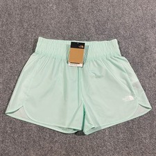 The North Face Never Stop Woven Shorts Girls XXL Crater Aqua Mint Green Athletic