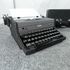 Vintage Royal Arrow Typewriter Serveced Working QDL Nice 1948 W/Case USA New Ink thumbnail