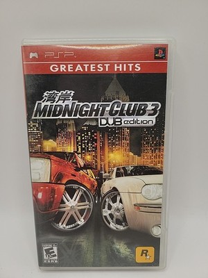 Midnight Club 3 Dub Edition (Sony PSP, 2005) No Game - Case Only w/ Manual 