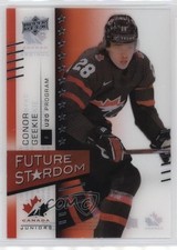 2024 Upper Deck Team Canada Juniors Future Stardom Red Conor Geekie #FS-50 18lg