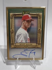 2024 Topps Gilded Gold Framed HOF Auto Scott Rolen Phillies Emerald /25