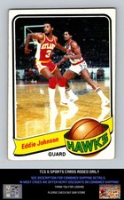 1979-80 Topps #24 Eddie Johnson Atlanta Hawks Basketball